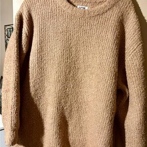 Chic Tan Crew Neck Sweater